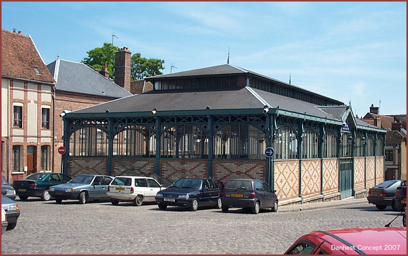 Szanne, covered market